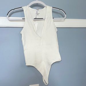 Urban Outfitters - Out From Under Seamless V-neck Bodysuit